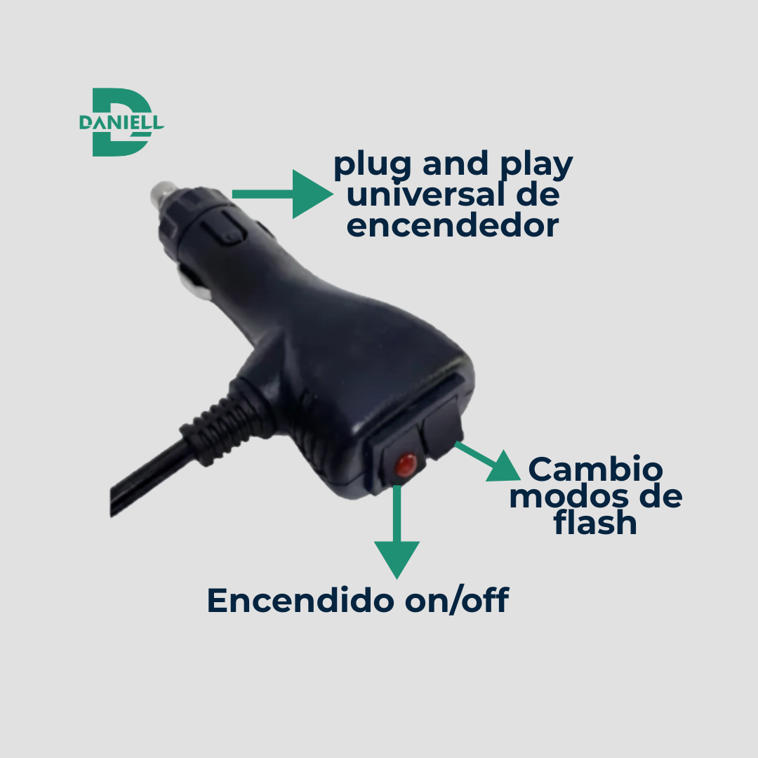 Barra LED Panoramica COB 6 Módulos | Daniell - 89 cm | 10-30V | Ideal para Vehículos Pesados