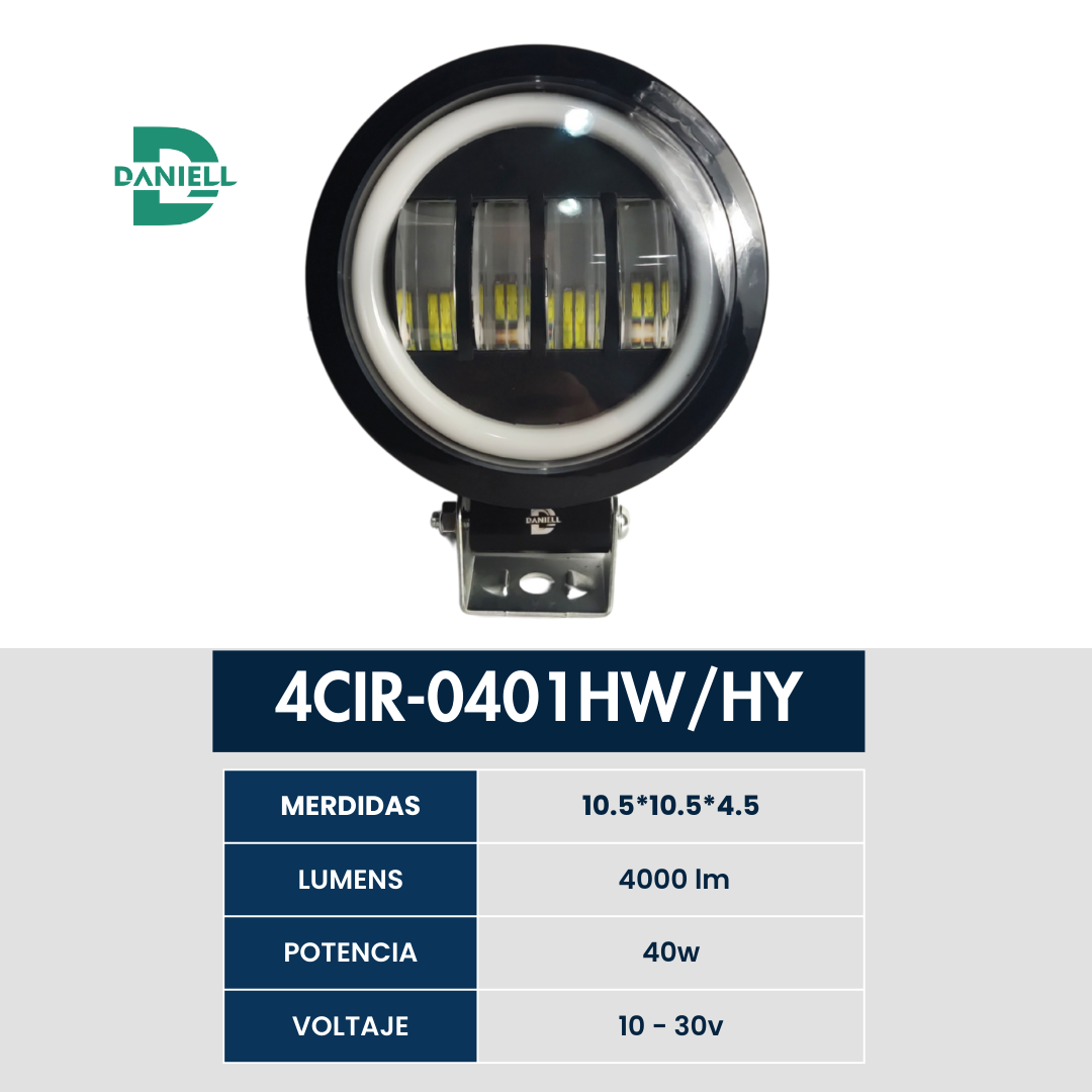 Exploradora LED Circular Angel Eye | Daniell - Aro LED Personalizable | Estética + Potencia